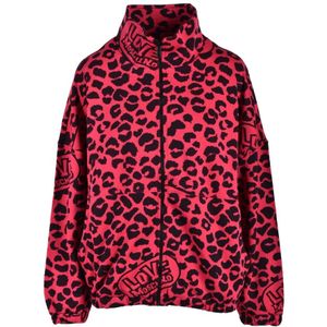 Love Moschino, Dames, Jassen, Rood, Maat: XS Katoen,