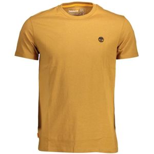 Timberland, Heren, Tops, Bruin, Maat: S Katoen,