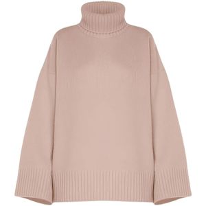 Malo, Dames, Truien, Beige, Maat: XS