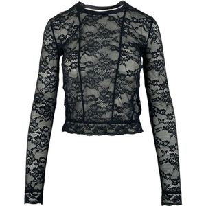 Patrizia Pepe, Dames, Blouses & Shirts, Zwart, Maat: XS
