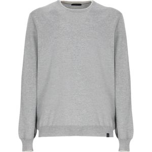 Fay, Heren, Truien, Grijs, Maat: XL Wol,