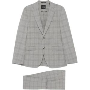 Hugo, Heren, Pakken, Grijs, Maat: 2XL Wol,