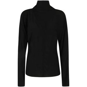 Róhe, Dames, Tops, Zwart, Maat: XS