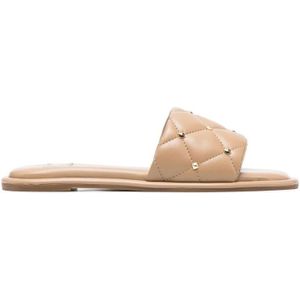 Michael Kors, Dames, Schoenen, Beige, Maat: 36 EU Leer,