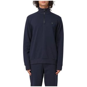 Hugo, Heren, Sweatshirts & Hoodies, Blauw, Maat: L Katoen,