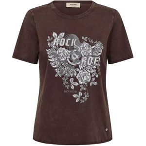 MOS Mosh, Dames, Tops, Bruin, Maat: XS