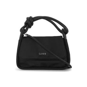 Ganni Shoulder Bags , Black , Dames , Maat: ONE Size