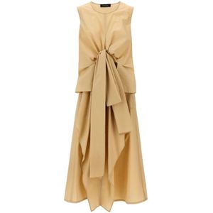 Fabiana Filippi, Dames, Jurken, Beige, Maat: M