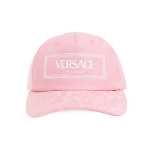 Versace Baseballpet met logo , Pink , Dames , Maat: 60 CM