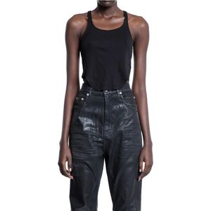 Rick Owens, Dames, Tops, Zwart, Maat: L Katoen,