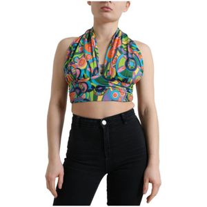 Dolce & Gabbana - Multicolor - Haltertop - Zijde