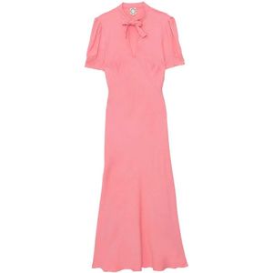 Ines de la Fressange Paris, Dames, Jurken, Roze, Maat: XS Viscose,