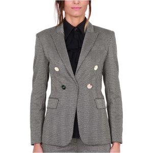 Liu Jo, Dames, Jassen, Zwart, Maat: M Viscose,