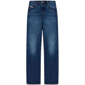 Diesel, Dames, Jeans, Blauw, Maat: W24 L30 Katoen,