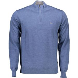 Harmont & Blaine, Heren, Truien, Blauw, Maat: 2XL Wol,