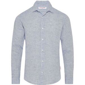 Orlebar Brown, Heren, Overhemden, Grijs, Maat: S