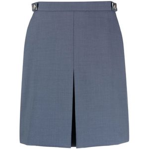 Tommy Hilfiger, Dames, Rokken, Blauw, Maat: S Wol,