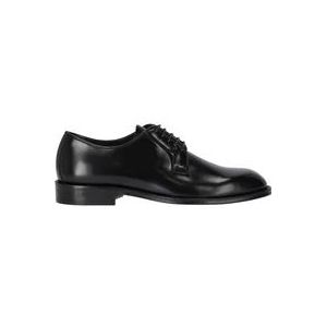 Dsquared2 Klassieke Zwarte Derby Schoen , Black , Heren , Maat: 41 EU