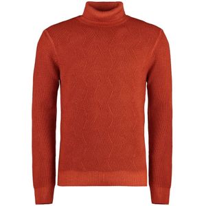 Moorer, Heren, Truien, Oranje, Maat: XL Wol,