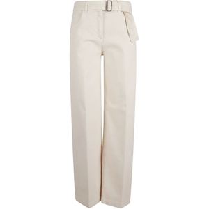 True Royal, Dames, Broeken, Beige, Maat: S Katoen,