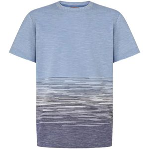 Missoni, Heren, Tops, Blauw, Maat: M Katoen,