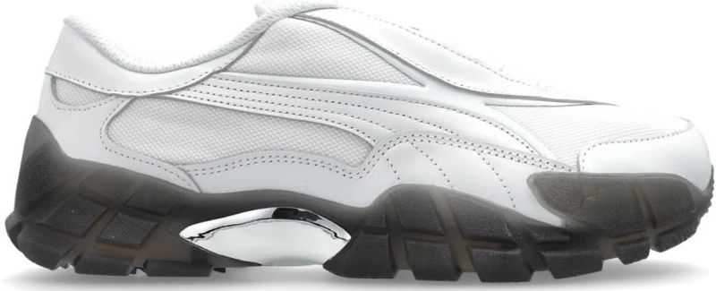 Puma, Heren, Schoenen, Wit, Maat: 43 1/2 EU Leer,