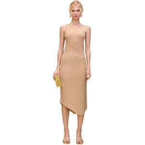 Cult Gaia, Dames, Jurken, Beige, Maat: L