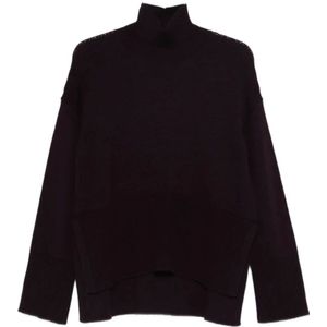 Dondup, Dames, Truien, Zwart, Maat: 2XS Wol,