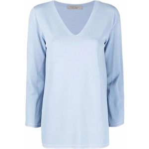 D.Exterior, Dames, Truien, Blauw, Maat: M