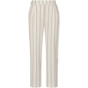 Bugatti, Dames, Broeken, Veelkleurig, Maat: M Linnen,