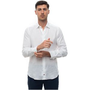 Càrrel, Heren, Overhemden, Wit, Maat: 5XL Linnen,