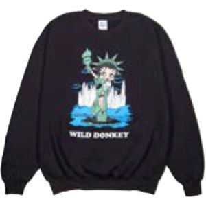 Wild Donkey, Heren, Sweatshirts & Hoodies, Zwart, Maat: L Katoen,