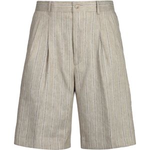 Tagliatore, Heren, Korte broeken, Beige, Maat: XL Katoen,