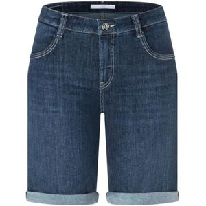 Mac, Dames, Korte broeken, Blauw, Maat: 3XL Katoen,