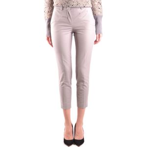 Fabiana Filippi, Dames, Broeken, Grijs, Maat: 2XS Zijde,