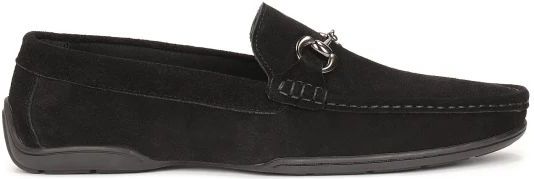 Kazar - Heren Mocassins - Zwart - Suède Leer