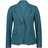 Betty & Co - Klassieke Blazer - Groen - Dames - Leer