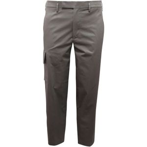 Neil Barrett, Heren, Broeken, Grijs, Maat: S Katoen,