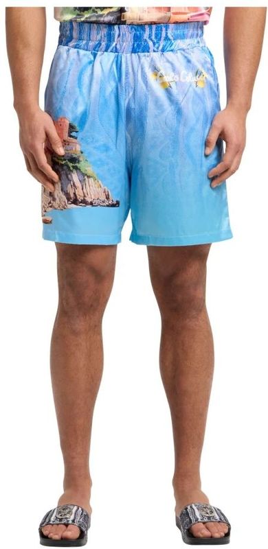 Carlo Colucci - Luxe Comfort Shorts - Blauw