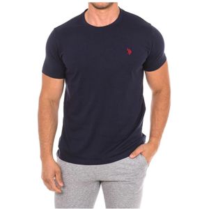 U.s. Polo Assn., Heren, Tops, Blauw, Maat: XL Katoen,