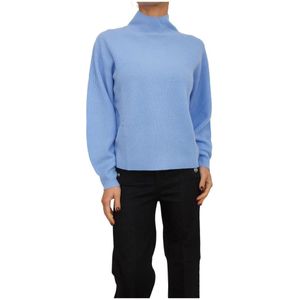 Liu Jo, Dames, Truien, Blauw, Maat: S Wol,