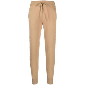 Ralph Lauren, Dames, Broeken, Beige, Maat: XL Fleece,