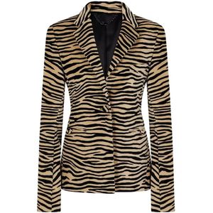 Rabanne, Dames, Jassen, Beige, Maat: S Katoen,