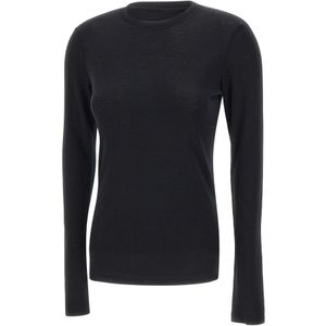 Sun68, Dames, Truien, Zwart, Maat: S Wol,