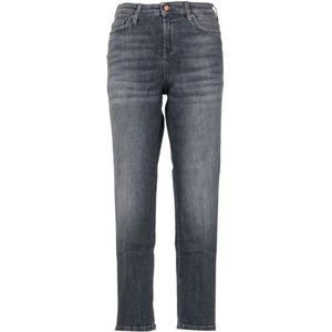 Don The Fuller, Dames, Jeans, Grijs, Maat: W27 Denim,
