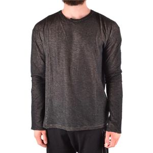 Isabel Benenato, Heren, Tops, Zwart, Maat: L Wol,