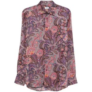 Etro, Heren, Overhemden, Veelkleurig, Maat: M Katoen,