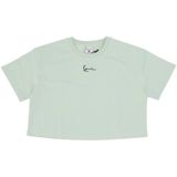 Karl Kani Shirt 'Essential'  mintgroen / zwart
