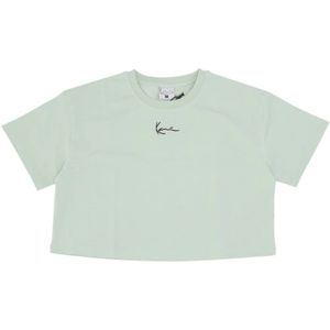 Karl Kani Shirt 'Essential'  mintgroen / zwart