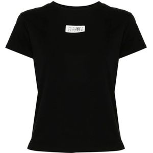 MM6 Maison Margiela - T-shirt - Zwart - Katoen